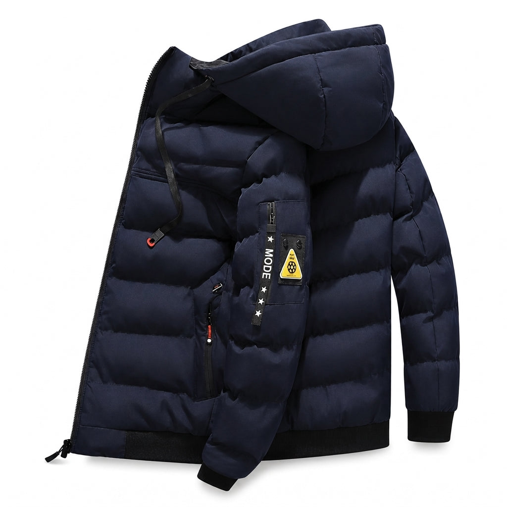 🔥Gratis verzending✈️Warme Omkeerbare Herenjas met Capuchon – 2-in-1 Jas voor Comfort, Warmte & Moderne Stijl