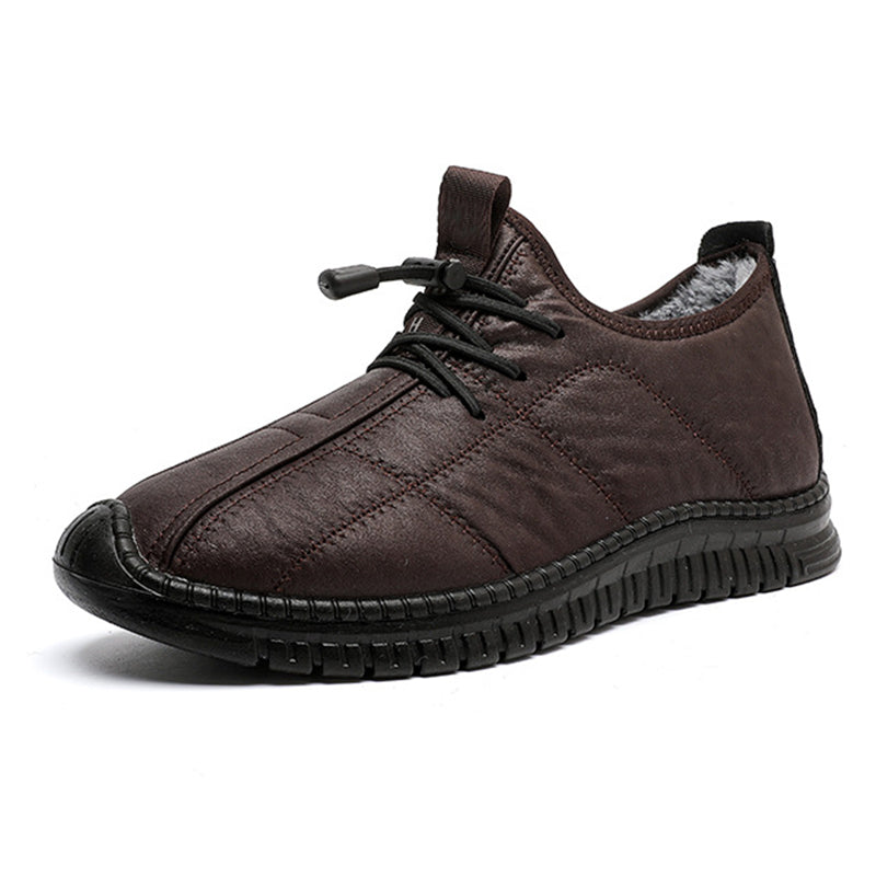 🔥Men's Plush-Lined Non-Slip Walking Shoes
