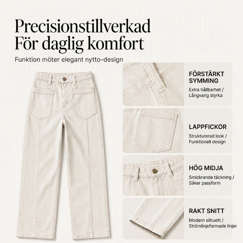 🔥Gratis verzending✈️Lovisa Av casual broek met rechte pijpen