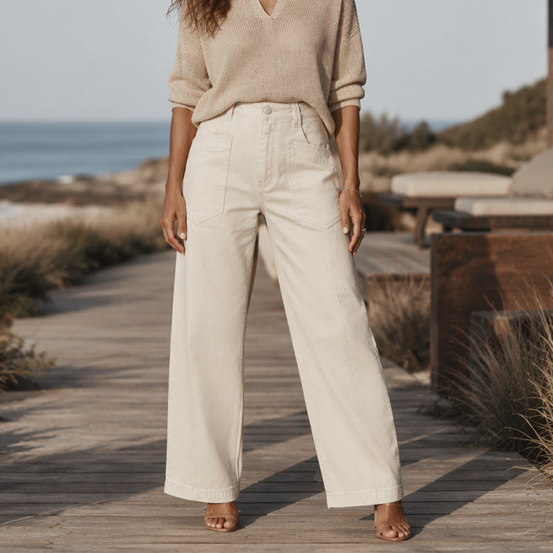 🔥Gratis verzending✈️Lovisa Av casual broek met rechte pijpen