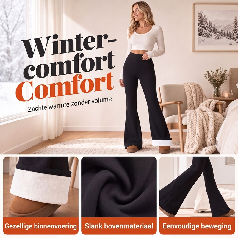 📢📢 50% KORTING!!! 🎉✨ Pluche gevoerde slanke leggings voor dames