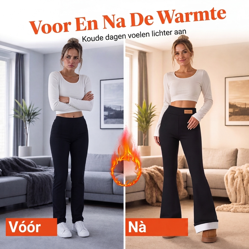 📢📢 50% KORTING!!! 🎉✨ Pluche gevoerde slanke leggings voor dames