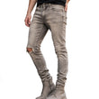 🔥Gratis verzending✈️Heren trendy gescheurde slim-fit jeans