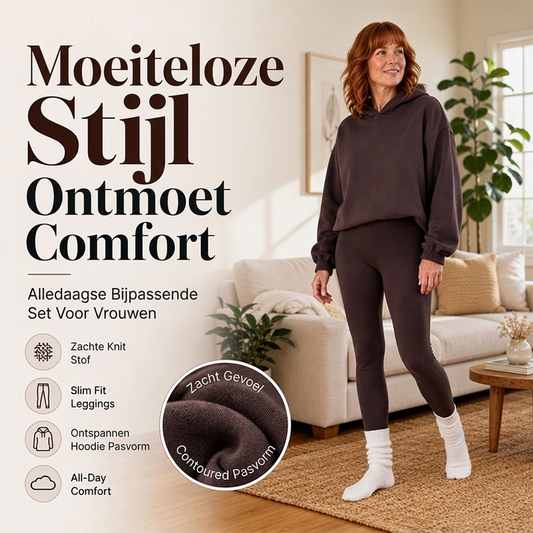 🔥Gratis verzending✈️Casueel Comfortabel Dames Hoodie en Legging Set