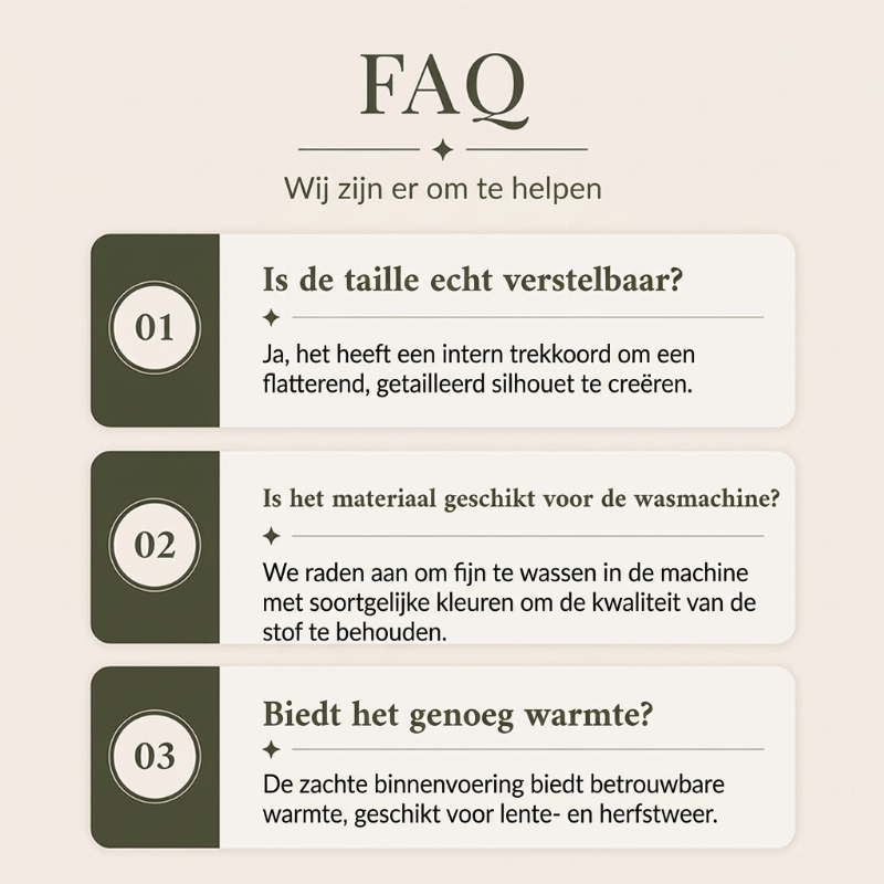 Warme midlange sherpajas voor dames
