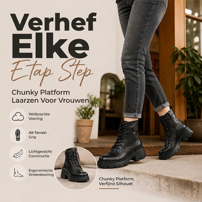 🔥Gratis verzending✈️Dames Retro Platform Martin Laarzen