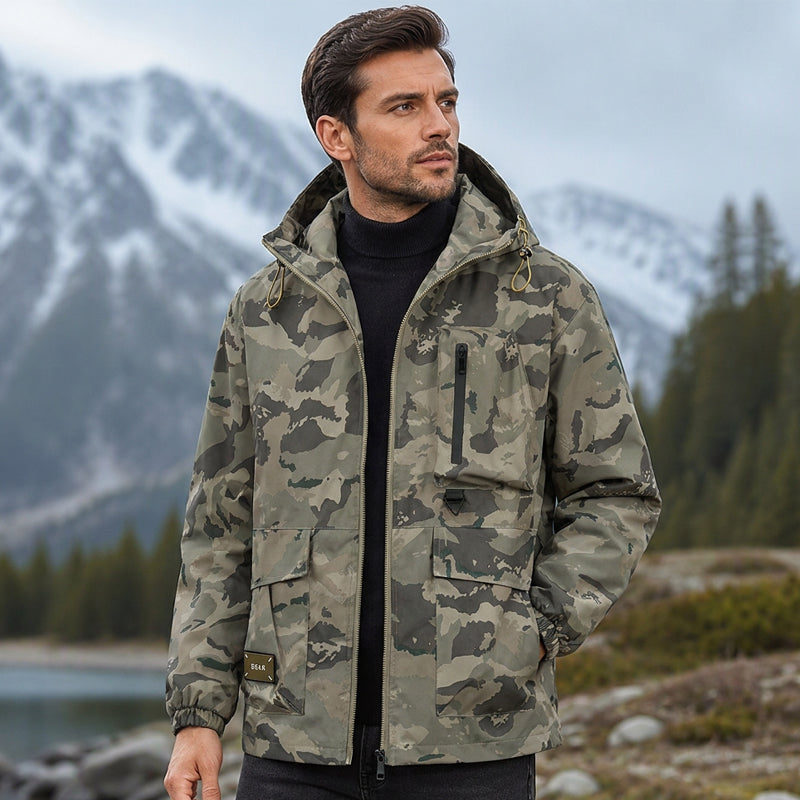 🔥Gratis verzending✈️Stijlvolle camouflage jas met capuchon voor dames