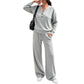 ✨ Nieuwe Collectie 💎 Dames 2-Delige Set met Top & Wijde Pijp Broek – Comfortabele Casual Outfit met Elegante Look