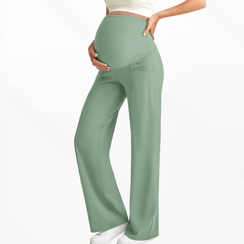 🤰 Comfort Deal ✨ Zwangerschaps Lounge Broek met Hoge Taille – Zachte Comfortabele Damesbroek voor Ontspannen Dagen
