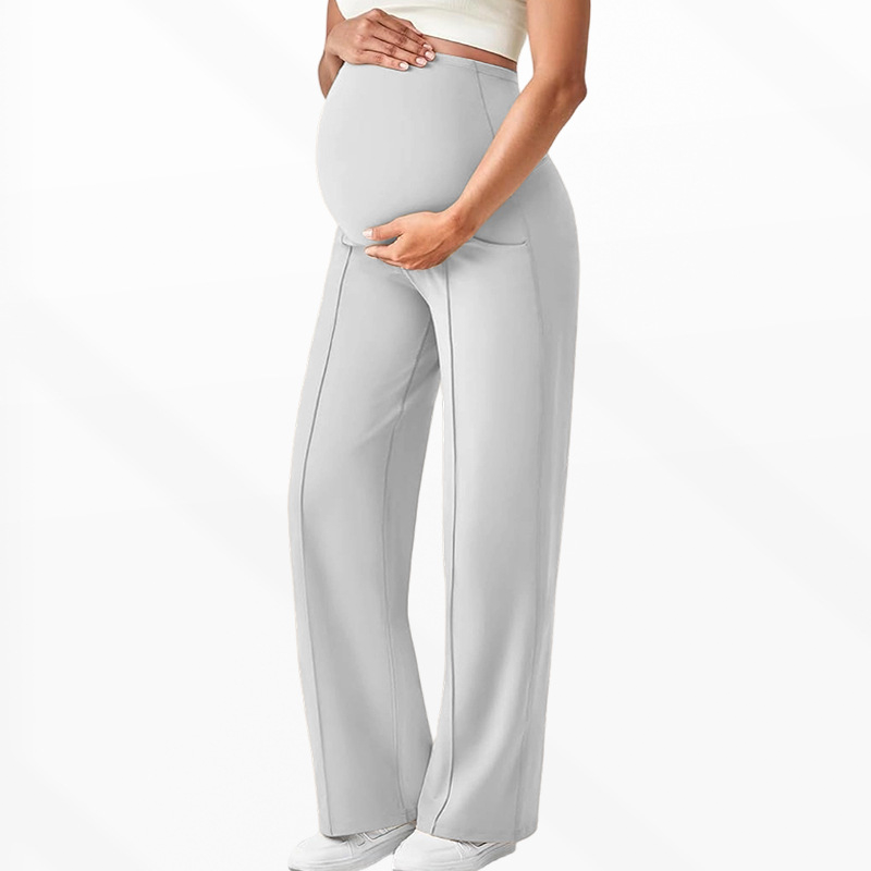 🤰 Comfort Deal ✨ Zwangerschaps Lounge Broek met Hoge Taille – Zachte Comfortabele Damesbroek voor Ontspannen Dagen