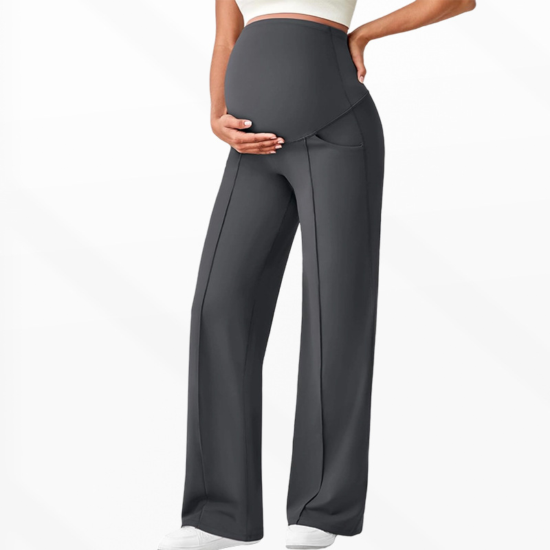 🤰 Comfort Deal ✨ Zwangerschaps Lounge Broek met Hoge Taille – Zachte Comfortabele Damesbroek voor Ontspannen Dagen