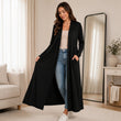 🔥Gratis verzending✈️Dames Open Front Lange Maxi Vest – Comfortabel Gebreid Lang Vest voor een Elegante Laagjeslook