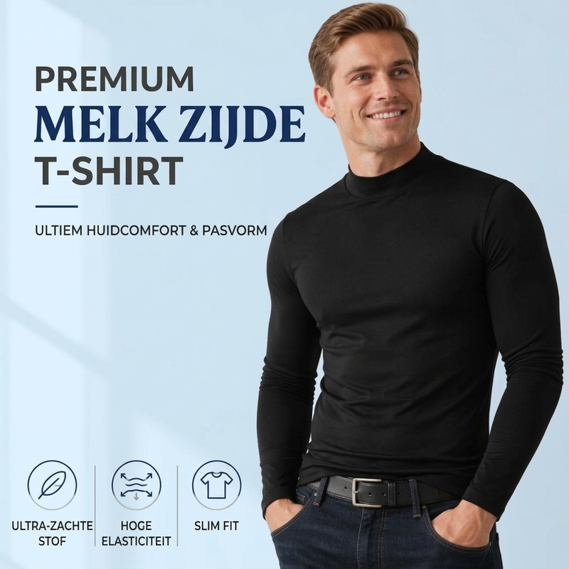📊 Meer dan 200.000 verkochte exemplaren – Bedankt met 50% korting! Slim-fit coltrui voor heren