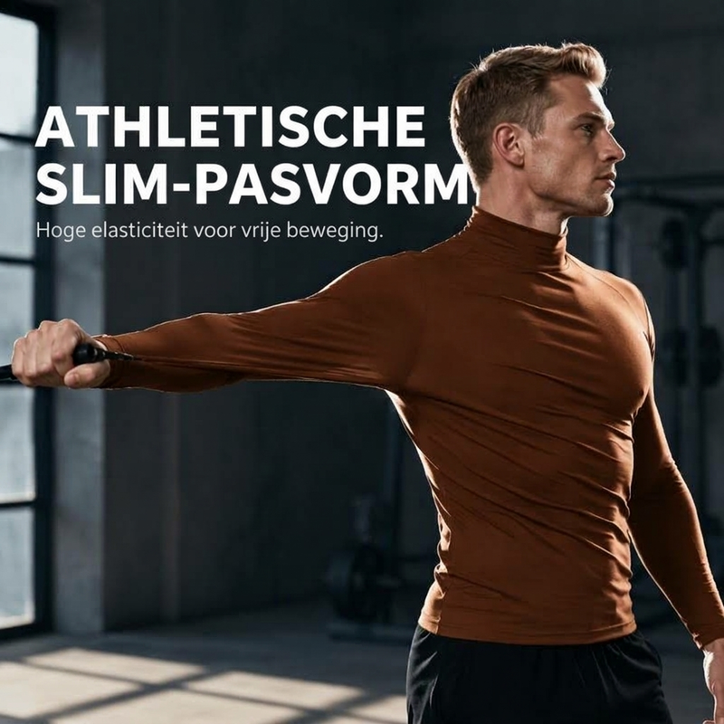 📊 Meer dan 200.000 verkochte exemplaren – Bedankt met 50% korting! Slim-fit coltrui voor heren