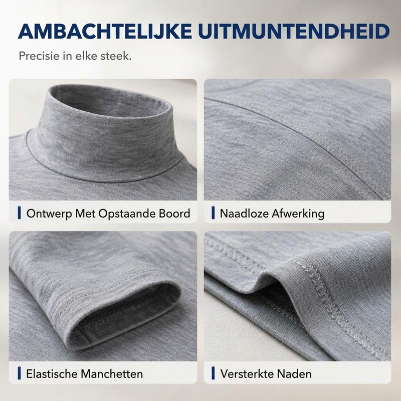 📊 Meer dan 200.000 verkochte exemplaren – Bedankt met 50% korting! Slim-fit coltrui voor heren