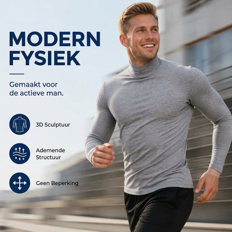 📊 Meer dan 200.000 verkochte exemplaren – Bedankt met 50% korting! Slim-fit coltrui voor heren