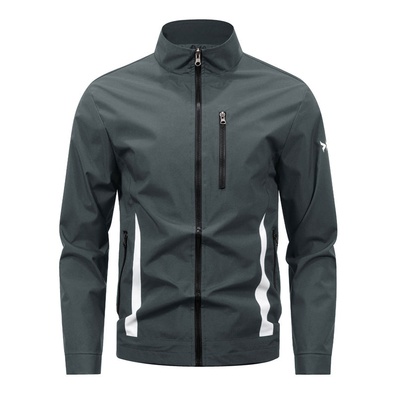 🔥 Speciale Deal ✨ Casual Herenjas met Ritszakken & Opstaande Kraag – Comfortabele Jas met Moderne Uitstraling
