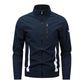 🔥 Speciale Deal ✨ Casual Herenjas met Ritszakken & Opstaande Kraag – Comfortabele Jas met Moderne Uitstraling