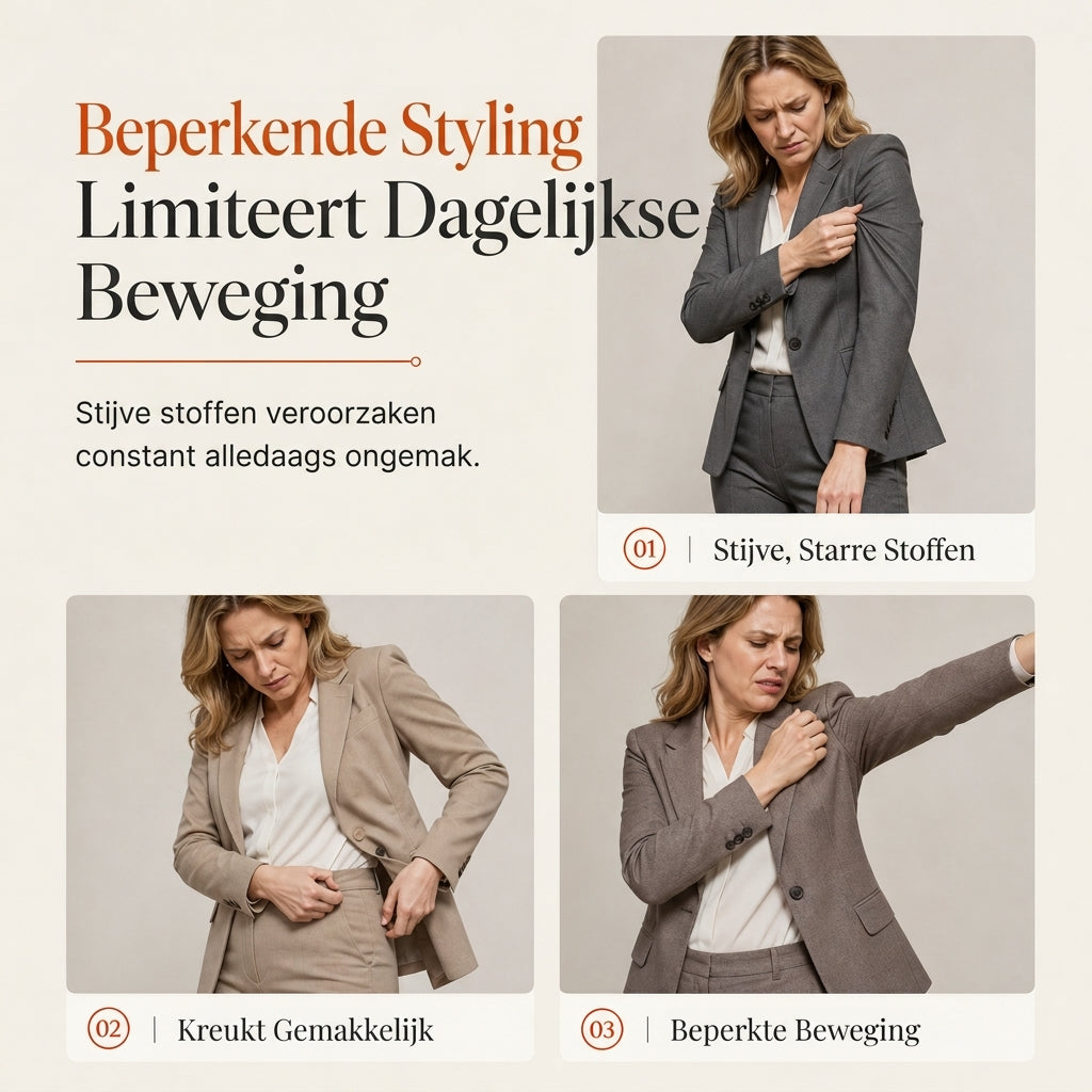 🔥Gratis verzending✈️Elegante Dames 2-Delige Outfitset met Retro Lange Mouwen Jas & Eenvoudige Broek – Chique Casual Look