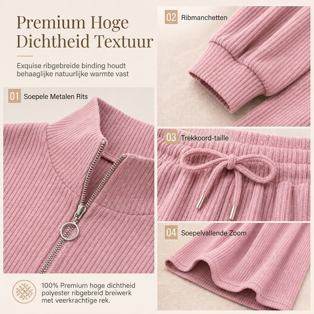 🔥Gratis verzending✈️Dames Gebreide Pullover & Wijde Broek 2-Delige Set
