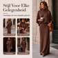 🔥Gratis verzending✈️Dames Set met Vleermuismouwen Top & Lange Maxi Rok 🧶 Elegante 2-delige Outfit voor Alledaags en Feest