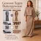 🔥Gratis verzending✈️Dames Set met Vleermuismouwen Top & Lange Maxi Rok 🧶 Elegante 2-delige Outfit voor Alledaags en Feest