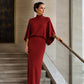 🔥Gratis verzending✈️Dames Set met Vleermuismouwen Top & Lange Maxi Rok 🧶 Elegante 2-delige Outfit voor Alledaags en Feest