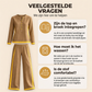 🔥Gratis verzending✈️Dames Colorblock 2-Delige Set met Lange Mouwen Top & Wijde Pantalon – Trendy Design en Comfortabele Pasvorm