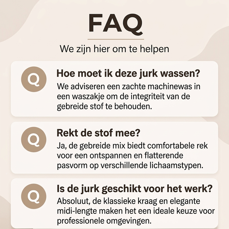 ✨ Nieuwe Collectie 👗 Dames Gestreepte Gebreide Jurk met Kraag – Elegante Pasvorm, Zacht Comfort & Tijdloze Stijl