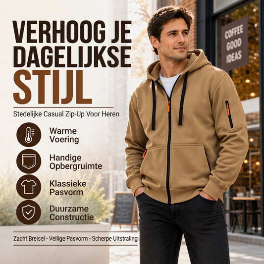 🔥50% OFF🔥Casual thermisch hoodjack voor heren