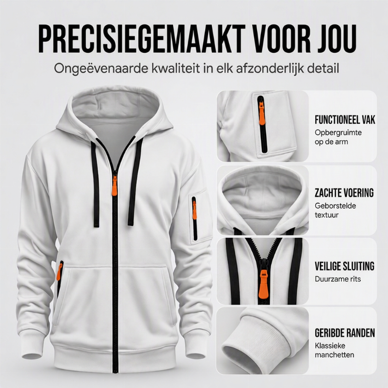 🔥50% OFF🔥Casual thermisch hoodjack voor heren
