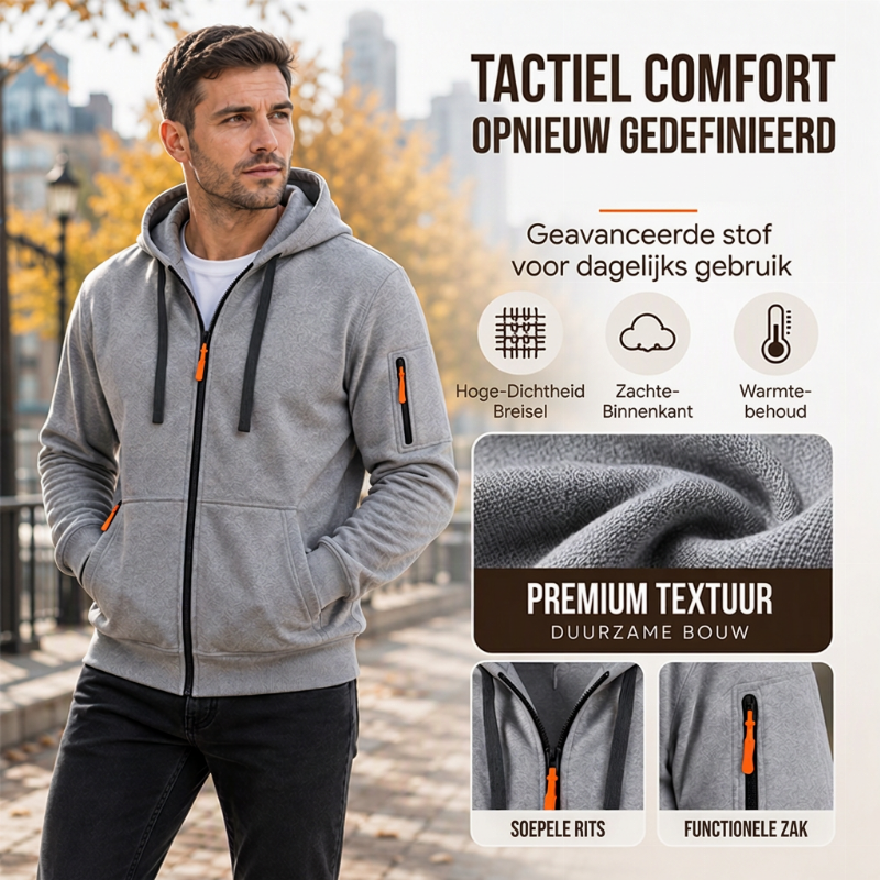 🔥50% OFF🔥Casual thermisch hoodjack voor heren