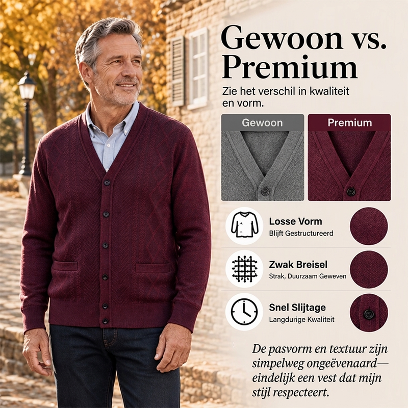Klassiek thermisch vest voor heren | Klassiek model ❄️ Winterwarmte