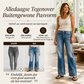 🔥Gratis verzending✈️Dames Vintage Wijde Pijp Jeans met Raw Hem