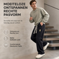 Heren losvallende, rechtvallende joggingbroek – dikke casual brede sportbroek voor herfst en winter