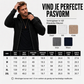 🔥Gratis verzending✈️Heren casual gebreide trui met capuchon en rits
