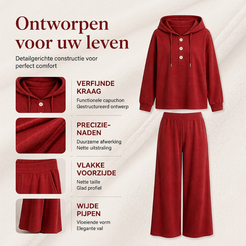 🔥Gratis verzending✈️Vrouwen Informele Hoodie En Lounging Broek Set