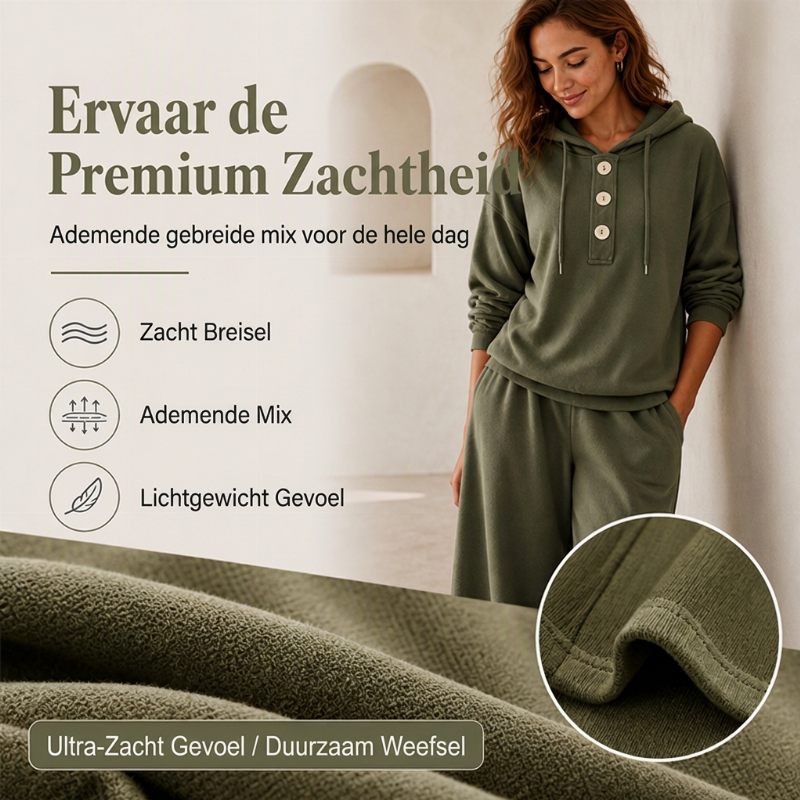 🔥Gratis verzending✈️Vrouwen Informele Hoodie En Lounging Broek Set