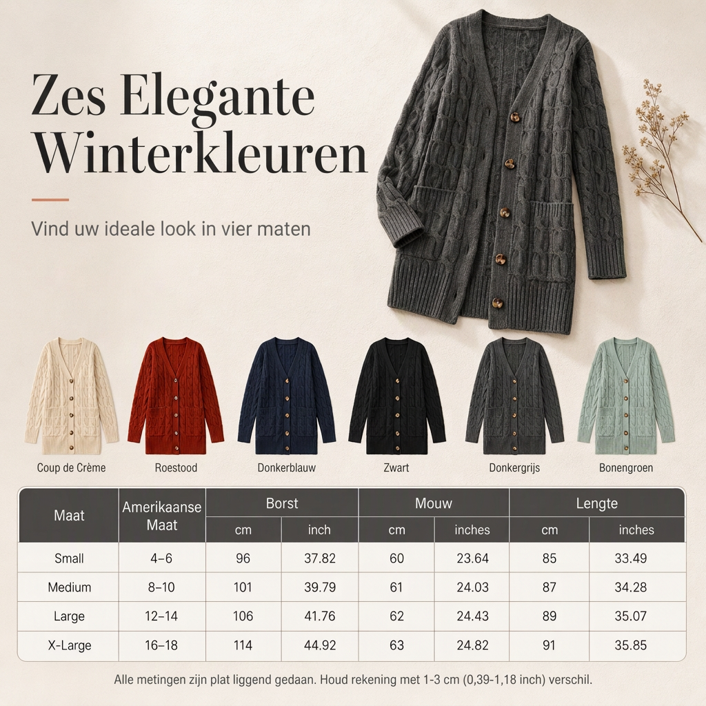 🔥Gratis verzending✈️Dames Lange Enkelijks Knit Vest Casual Jas Voor Herfst en Winter