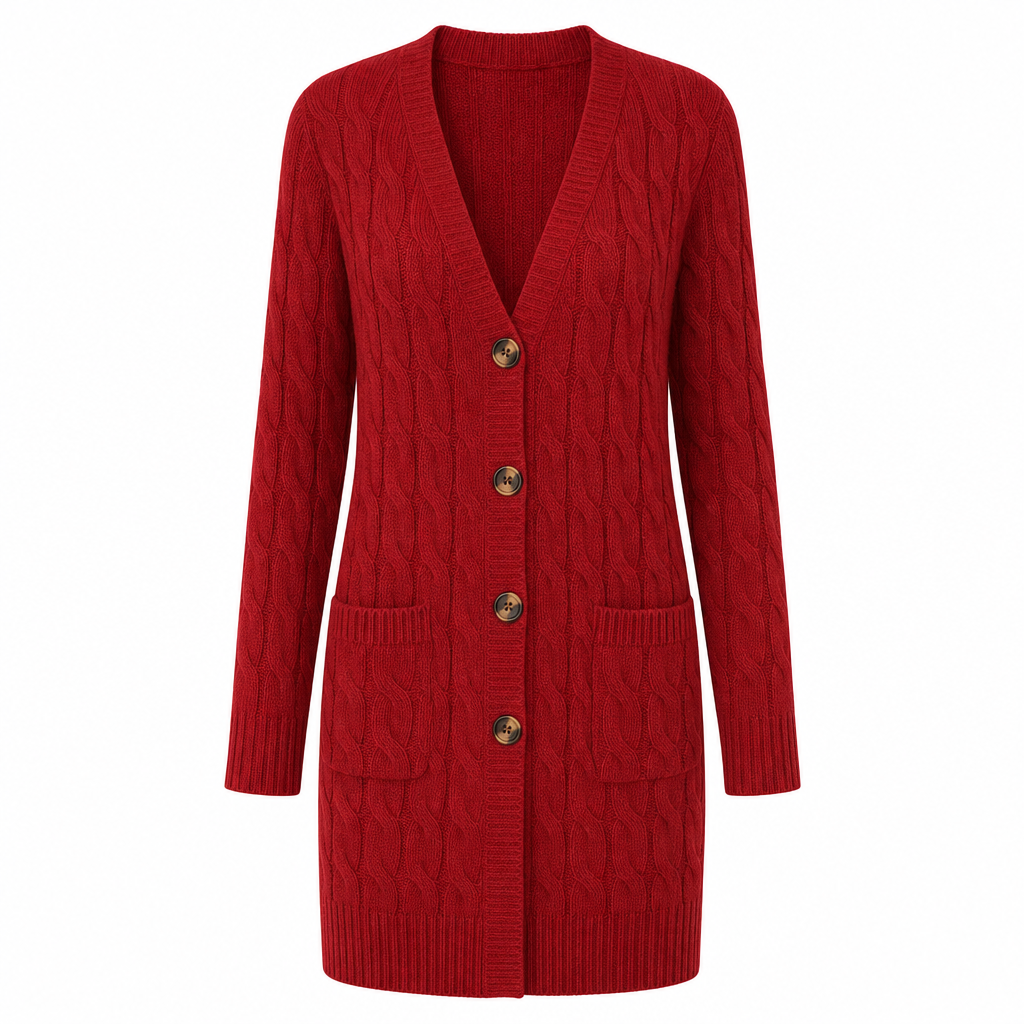 🔥Gratis verzending✈️Dames Lange Enkelijks Knit Vest Casual Jas Voor Herfst en Winter