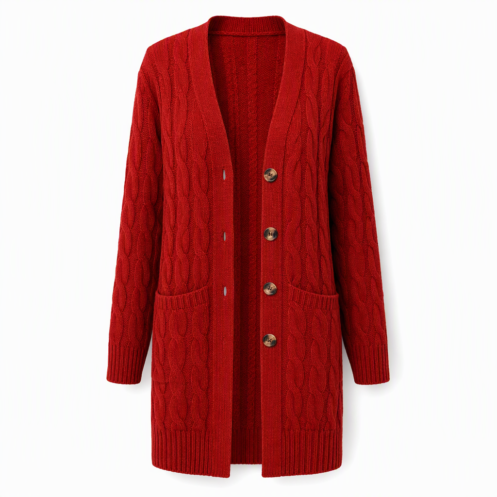 🔥Gratis verzending✈️Dames Lange Enkelijks Knit Vest Casual Jas Voor Herfst en Winter