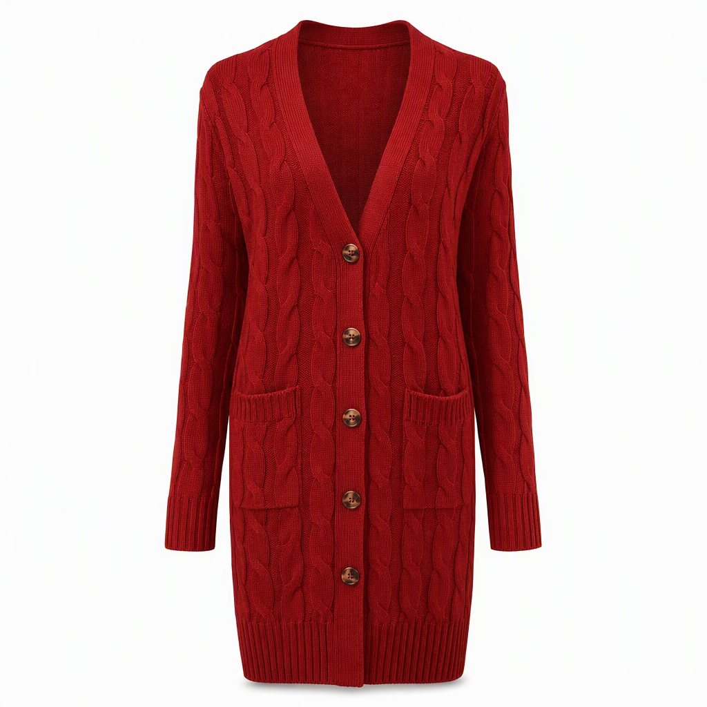🔥Gratis verzending✈️Dames Lange Enkelijks Knit Vest Casual Jas Voor Herfst en Winter