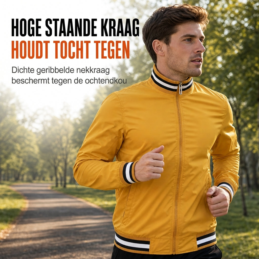 🔥Gratis verzending✈️Casual Herenjack met Effen Kleur