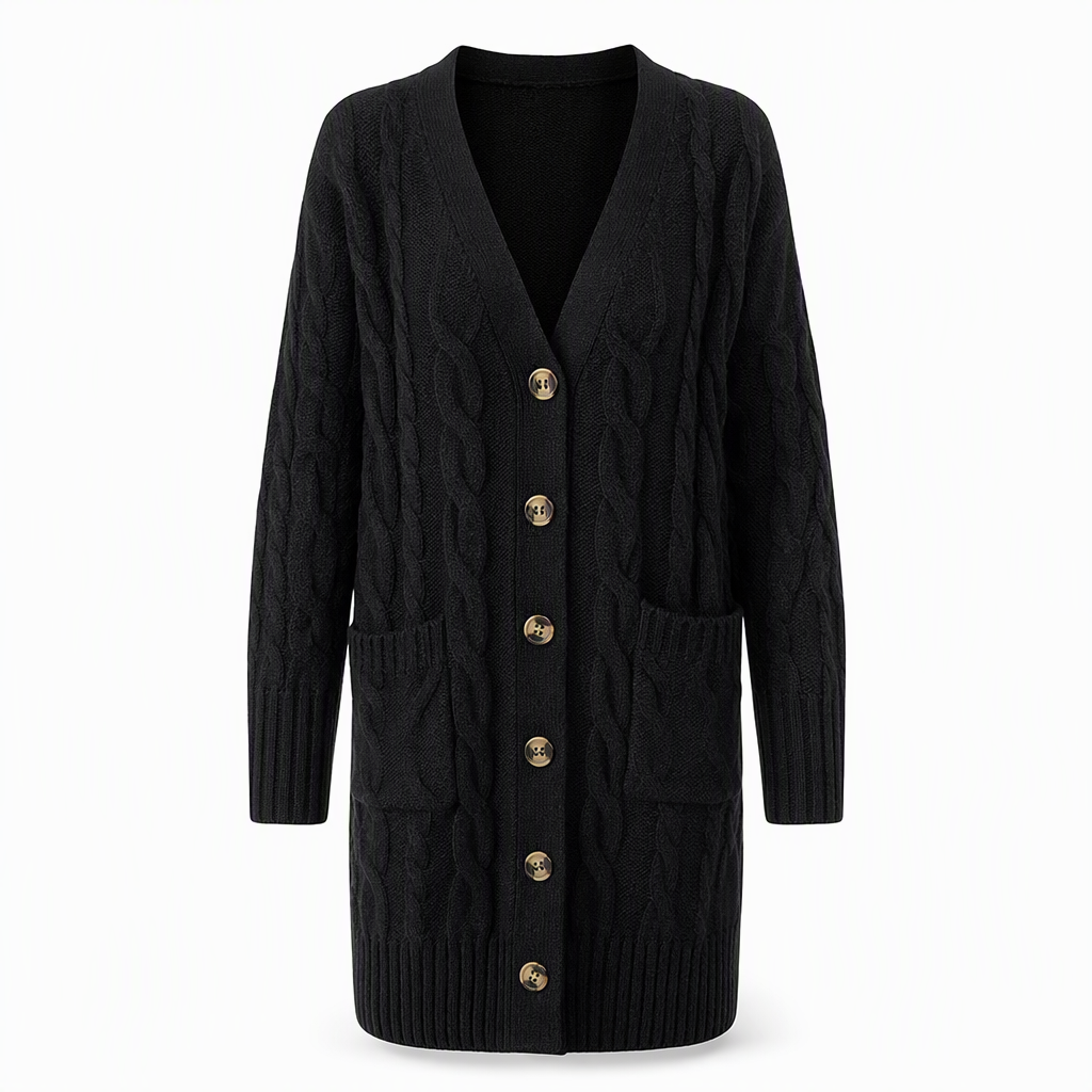 🔥Gratis verzending✈️Dames Lange Enkelijks Knit Vest Casual Jas Voor Herfst en Winter