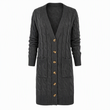 🔥Gratis verzending✈️Dames Lange Enkelijks Knit Vest Casual Jas Voor Herfst en Winter