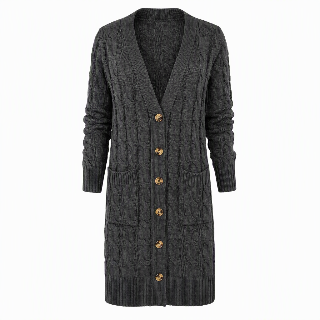 🔥Gratis verzending✈️Dames Lange Enkelijks Knit Vest Casual Jas Voor Herfst en Winter