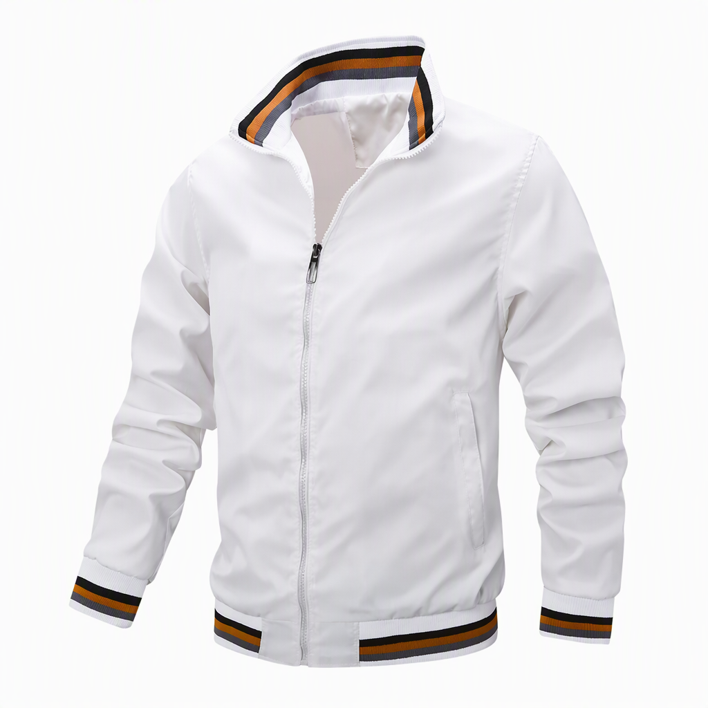 🔥Gratis verzending✈️Casual Herenjack met Effen Kleur