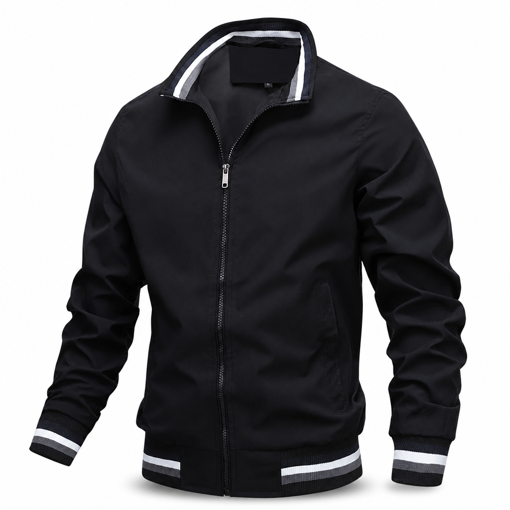 🔥Gratis verzending✈️Casual Herenjack met Effen Kleur