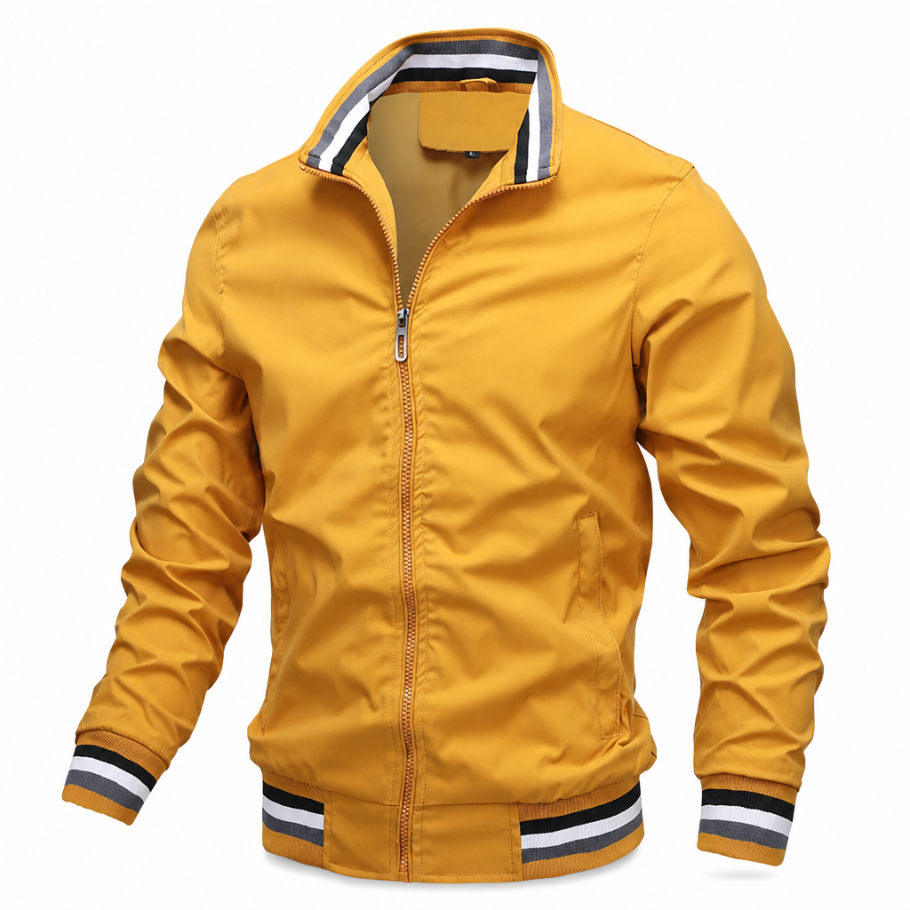 🔥Gratis verzending✈️Casual Herenjack met Effen Kleur