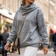 🔥Gratis verzending✈️Casual dames sweatshirt met capuchon en colshirt